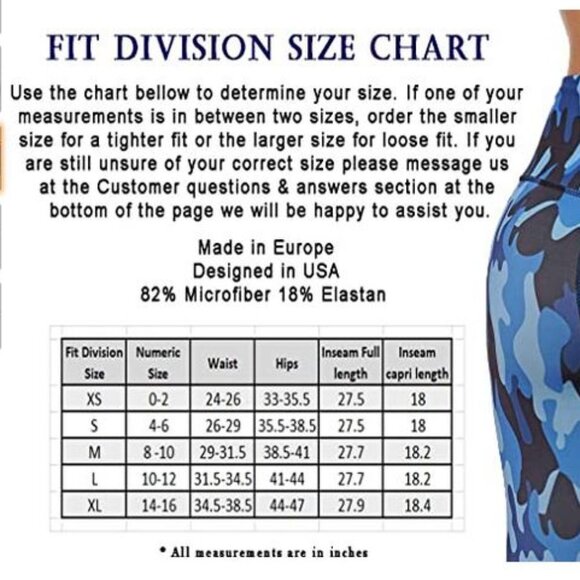 Camouflage Yoga Capri leggings capri V shaped back - Picture 4 of 5